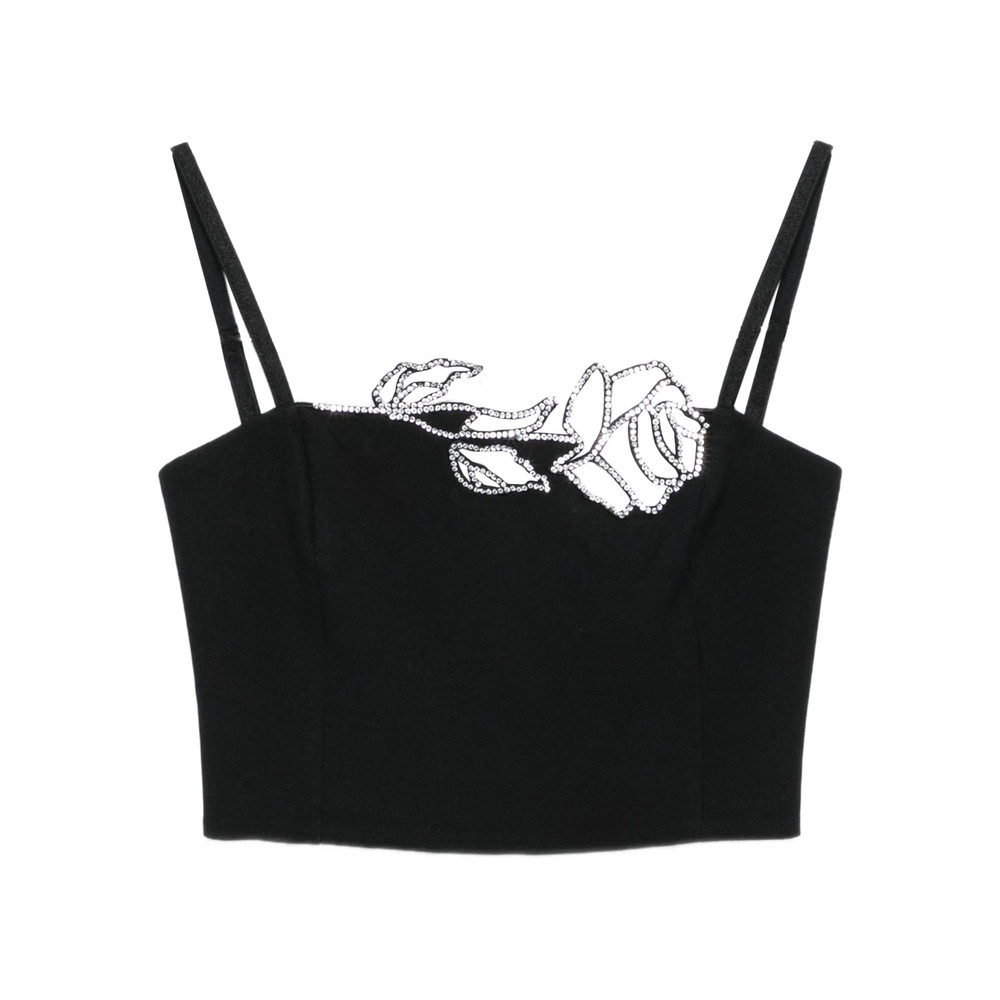 Blumarine Rose-embellished Top