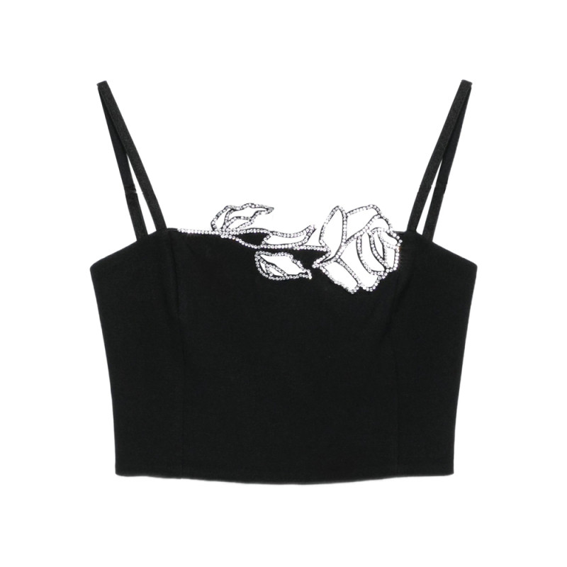 Blumarine Rose-embellished Top