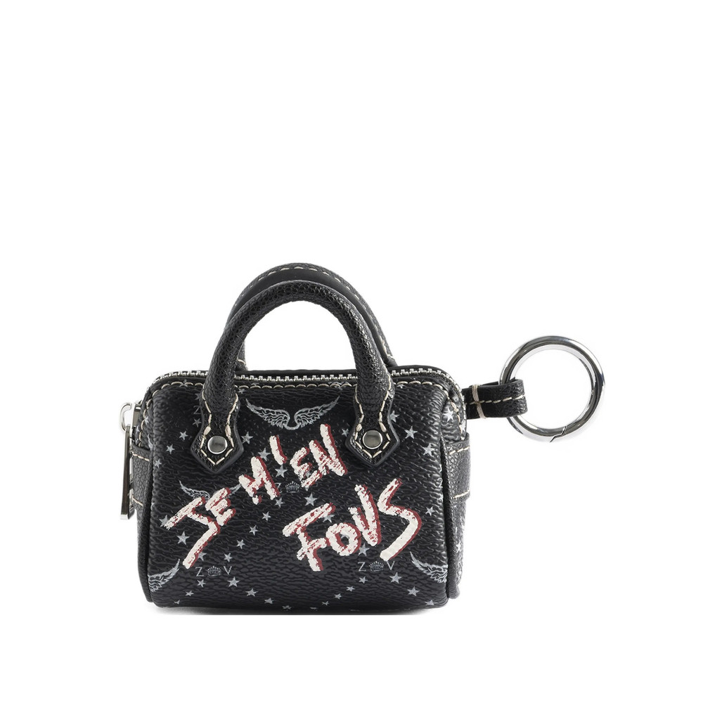 Zadig & Voltaire Logo-print Bag-shap Keyring
