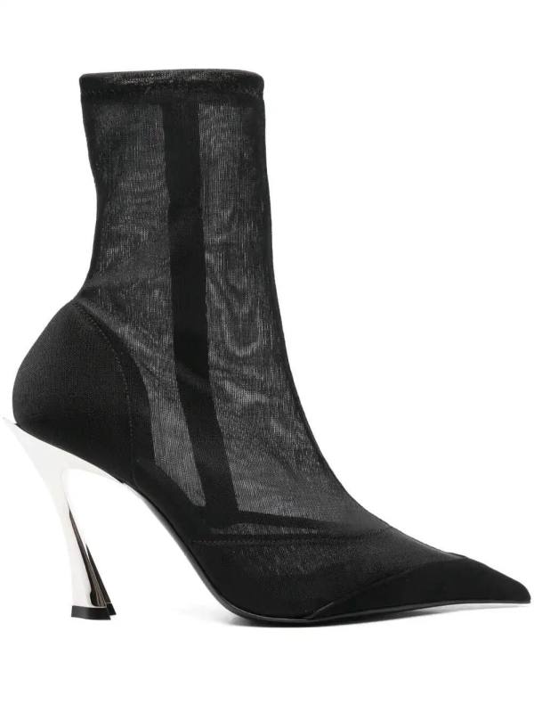 95mm mesh ankle boots