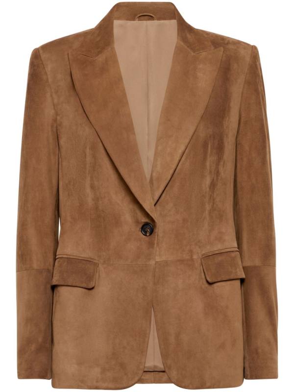 suede blazer