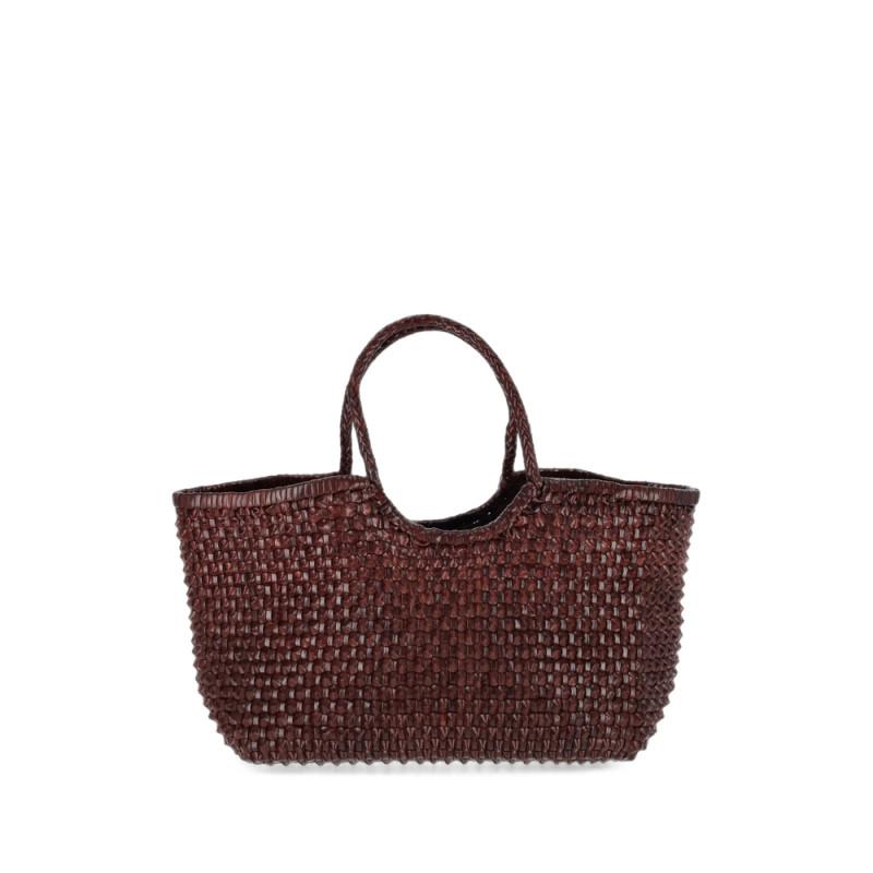 Dragon Diffusion Nantucket Cactus Woven-leather Tote Bag