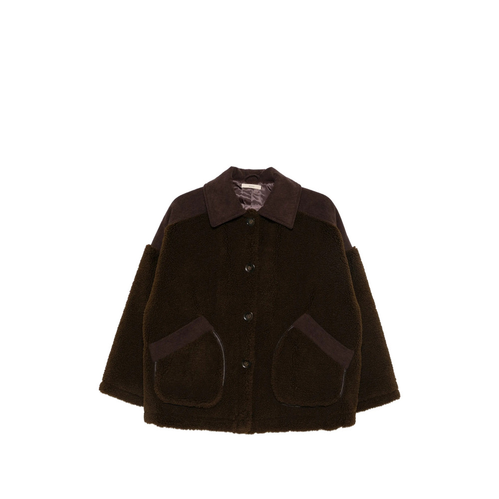 Sessùn Corduroy-trimmed Shearling Jacket