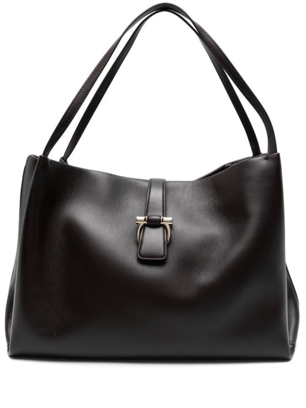 large leather tote bag
