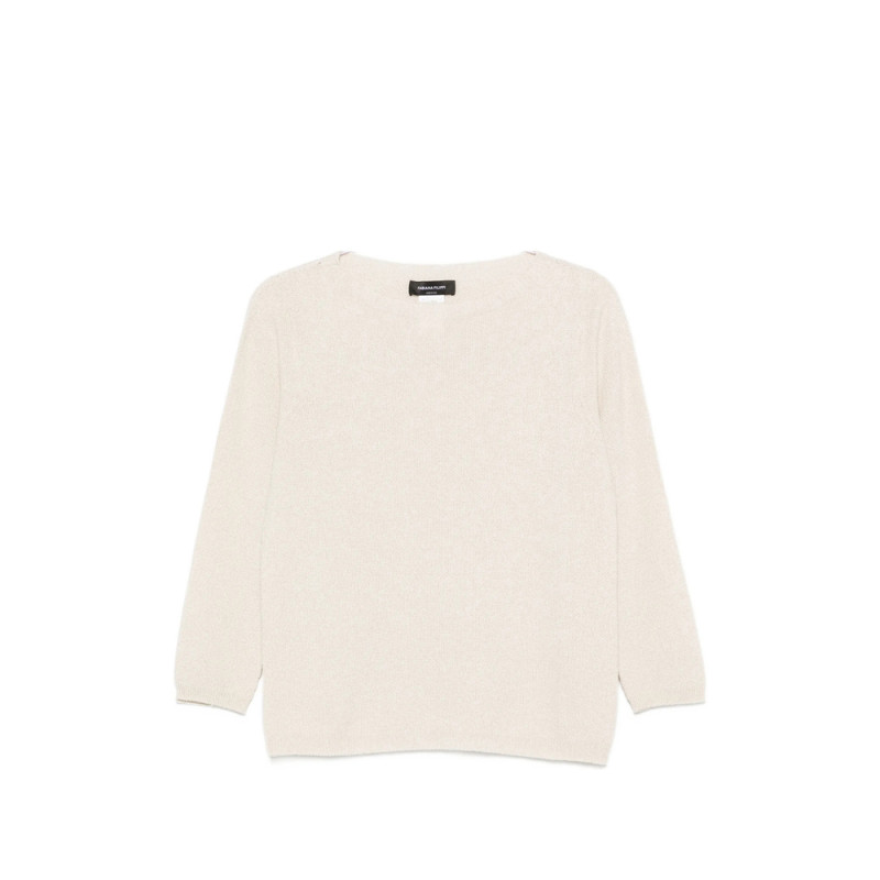 Fabiana Filippi Fine-knit Three-quarter-sleeve Sweater