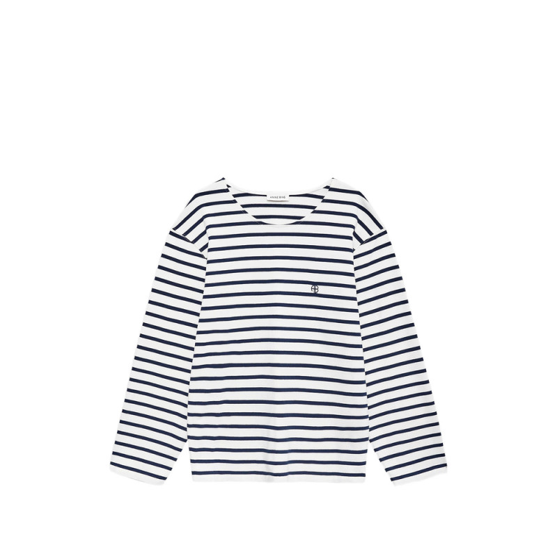 Anine Bing Striped-pattern Long-sleeved T-shirt