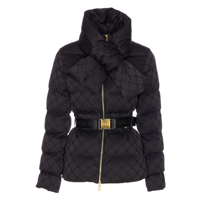Elisabetta Franchi Quilted Belted Jacket