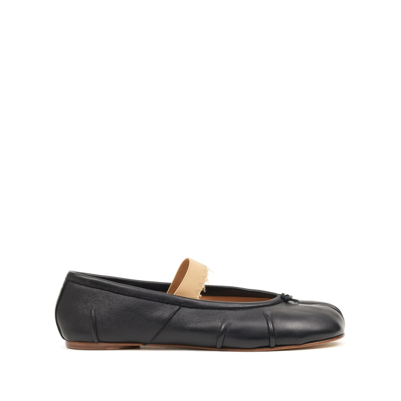 Maison Margiela Tabi Leather Ballerina Shoes
