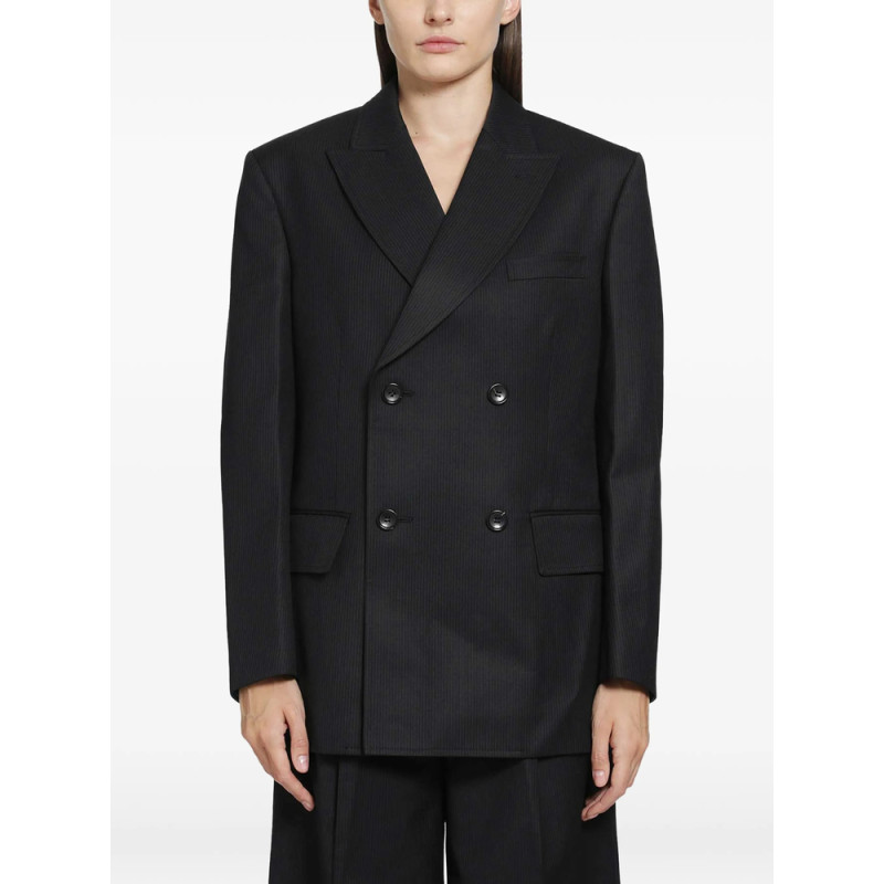 Junya Watanabe Pinstripe Double-breasted Jacket