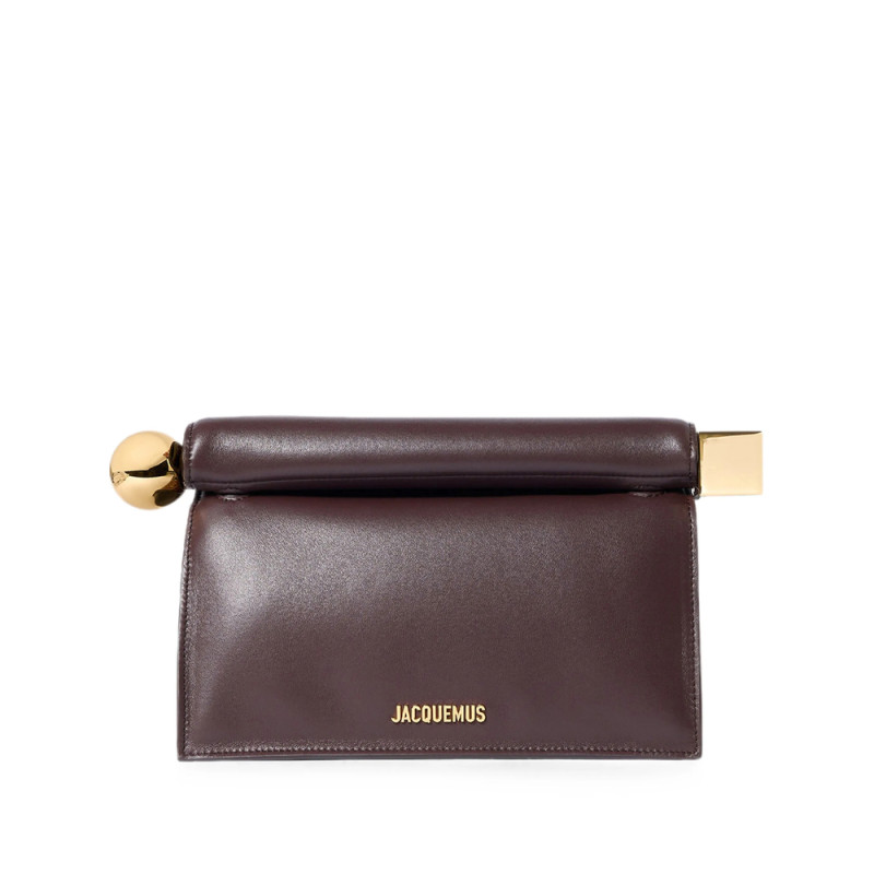 Jacquemus Rond Carré Logo-plaque Clutch Bag