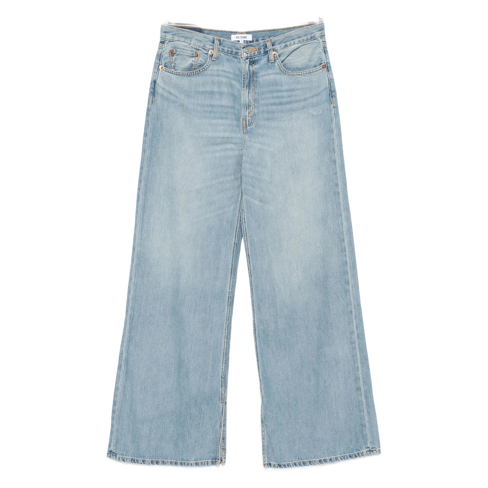 Re/done Five-pocket Design Wide-leg Jeans