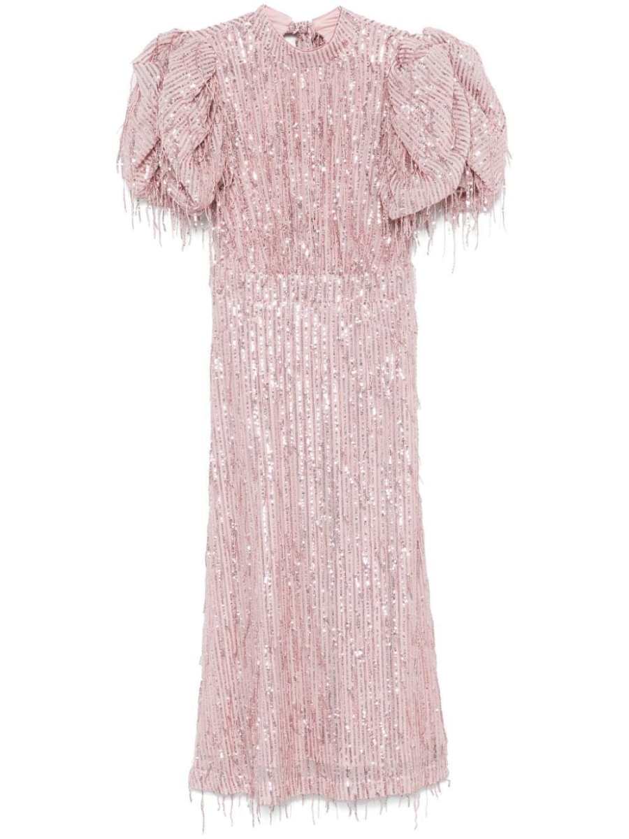 sequinned maxi dress