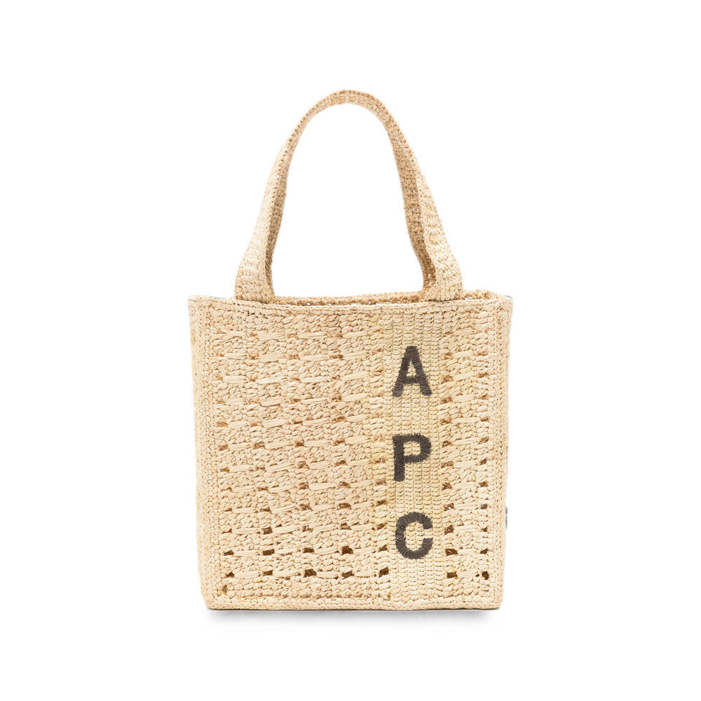 A. p.c. June Logo-embroidered Woven Tote Bag
