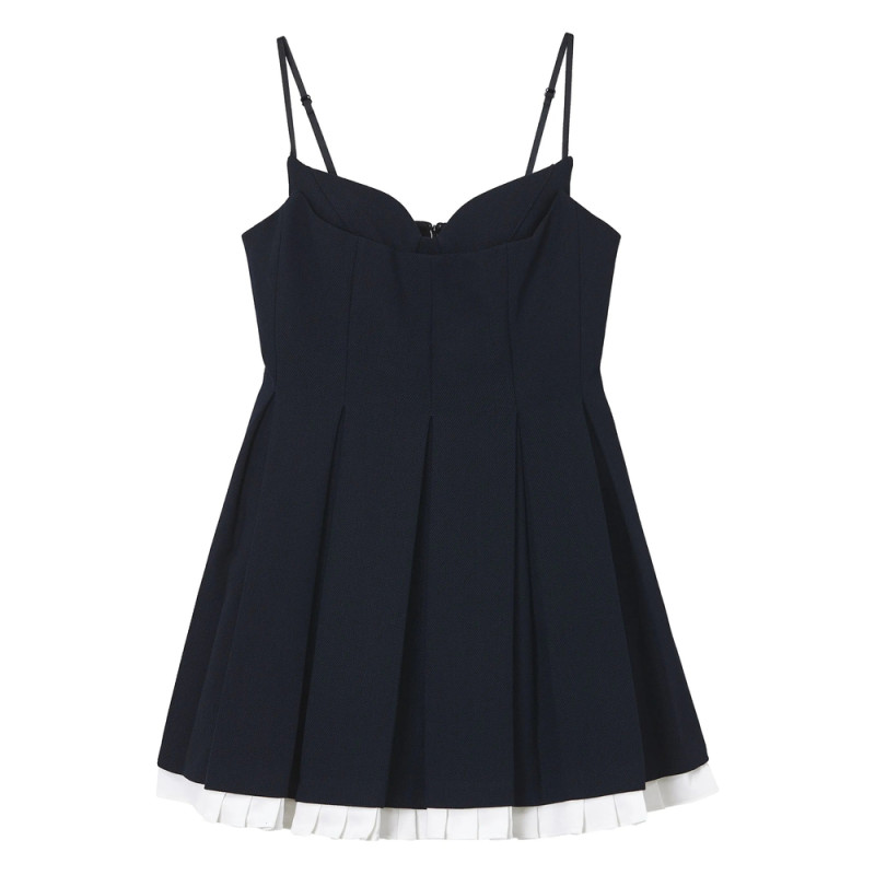Shushu/tong Pleated Mini Dress