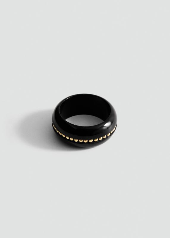 MANGO Resin studded maxi bracelet