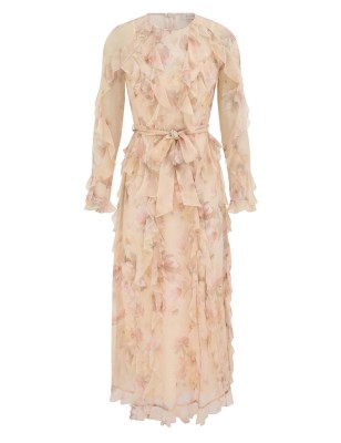 Zimmermann Hypnotic Frill Maxi Dress