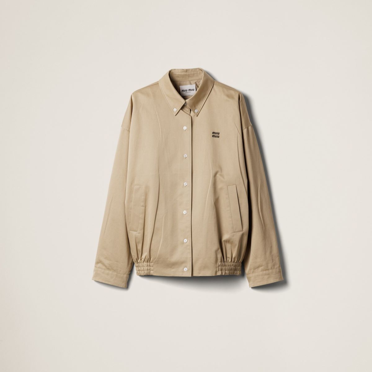 MIU MIU Chino cloth blouson jacket
