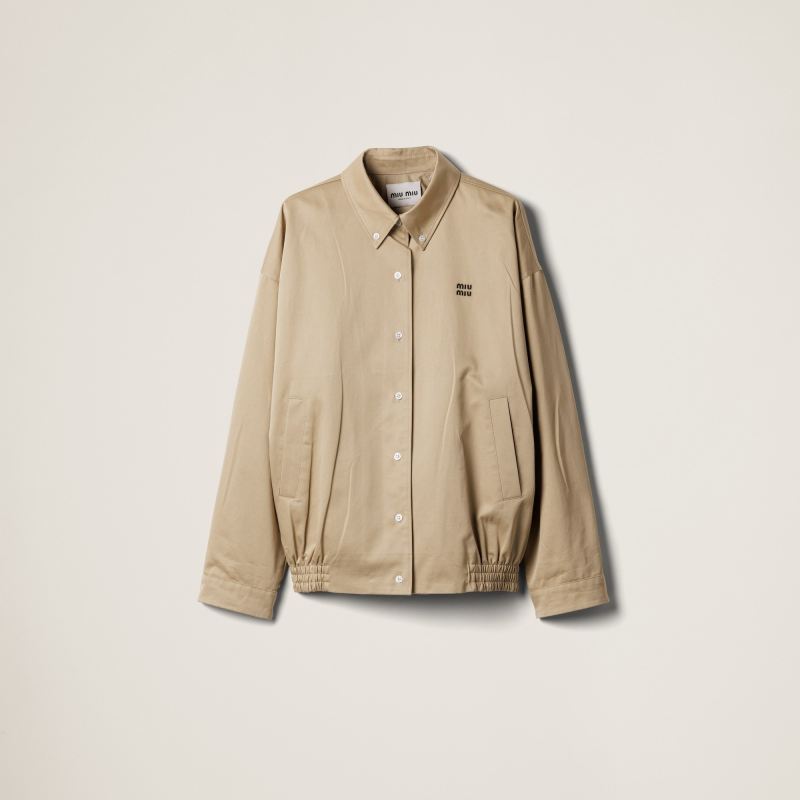 MIU MIU Chino cloth blouson jacket