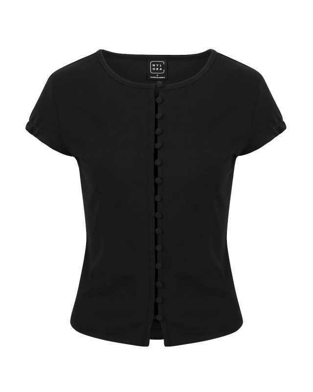 NYLORA PAIGE TOP BLACK