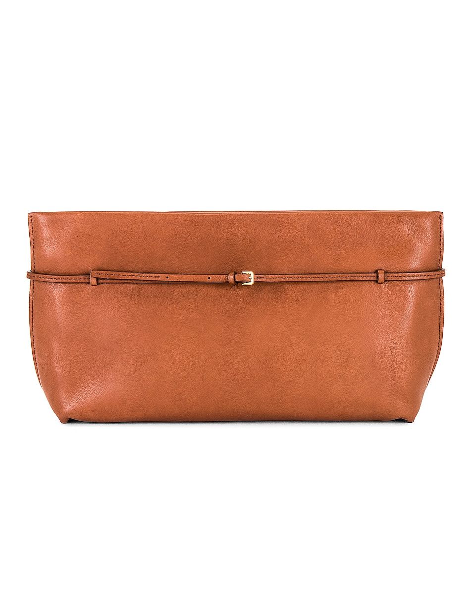 The Row Sienna Clutch in Leather