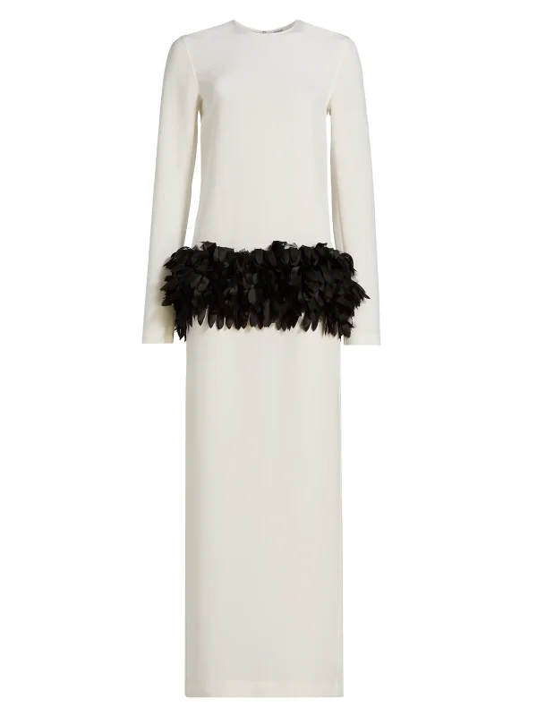 Toteme Petal Long-Sleeve Maxi Dress