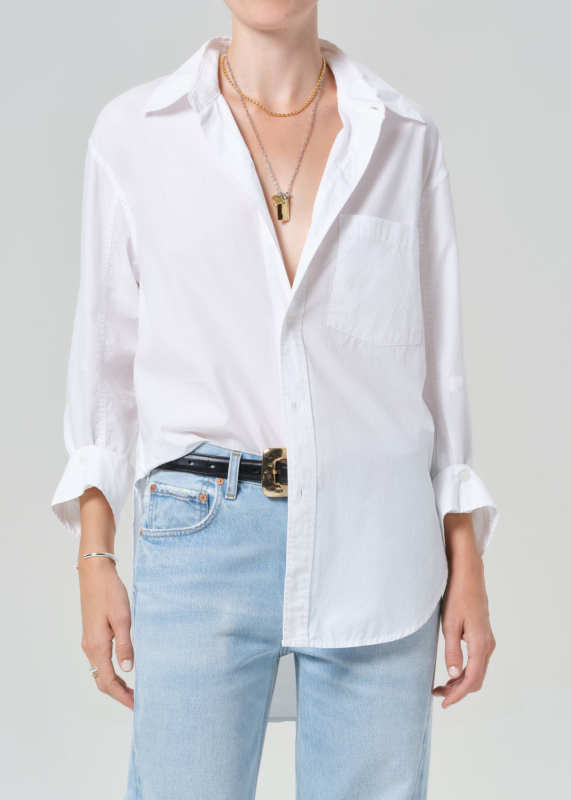 Citizens of Humanity Kayla Shirt In Optic White