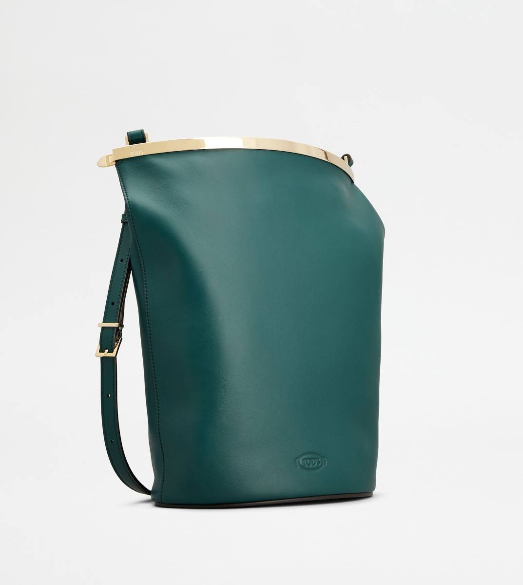TOD'S Magenta Bag Bucket Bag in Leather Small