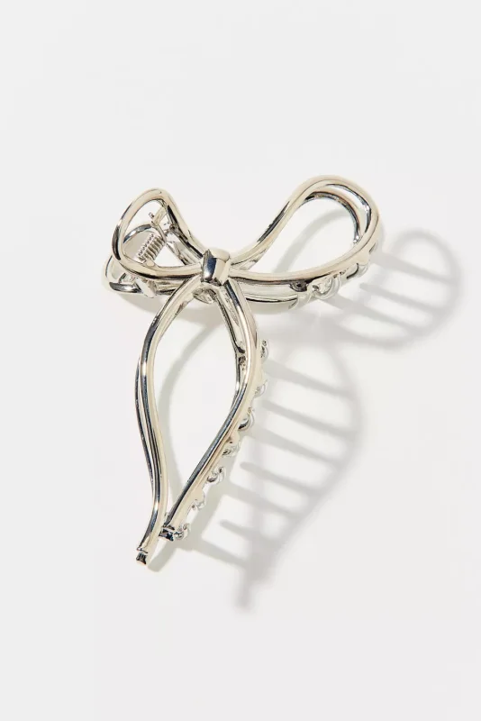 Urban Outfitters Metal Bow Claw Clip