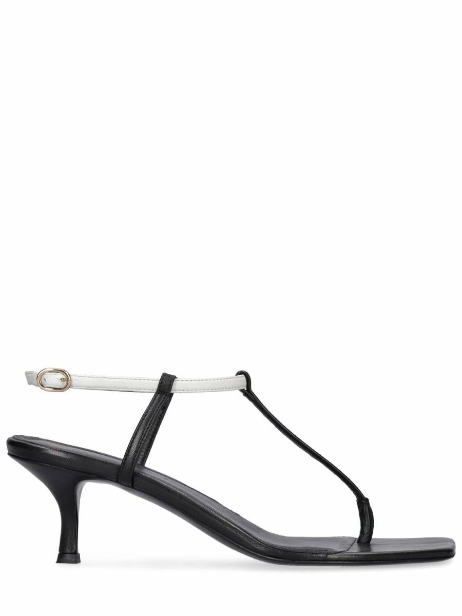 Toteme 55mm The Bicolor Leather Sandals