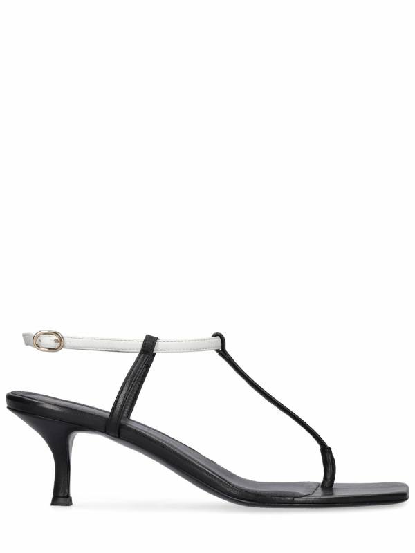 Toteme 55mm The Bicolor Leather Sandals