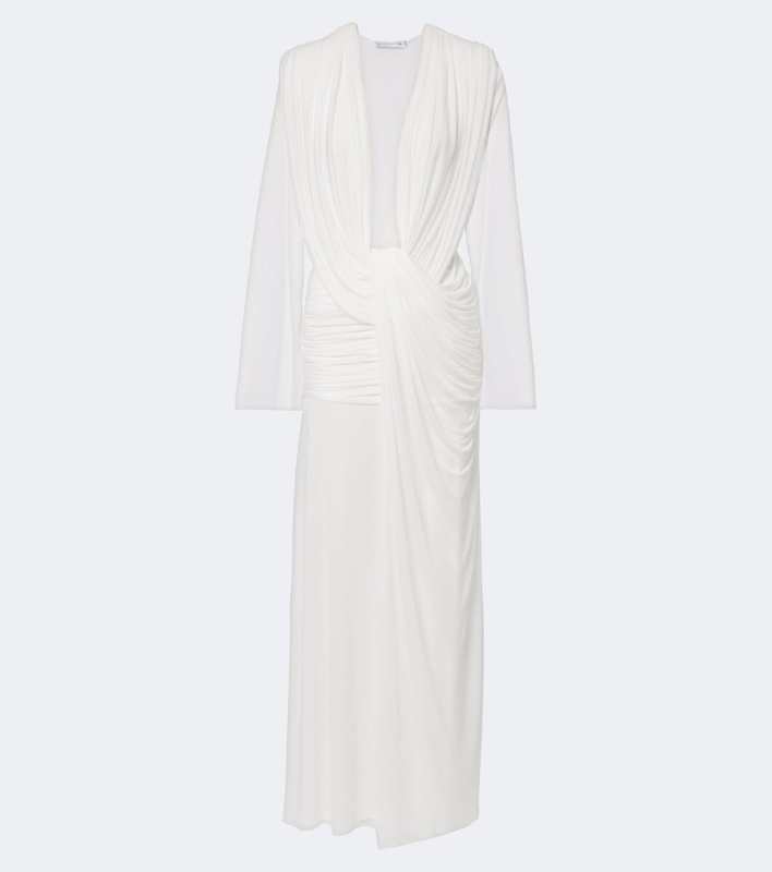 Christopher Esber Ripple draped jersey gown
