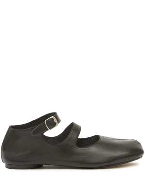 Maison Margiela Tabi leather ballerina shoes