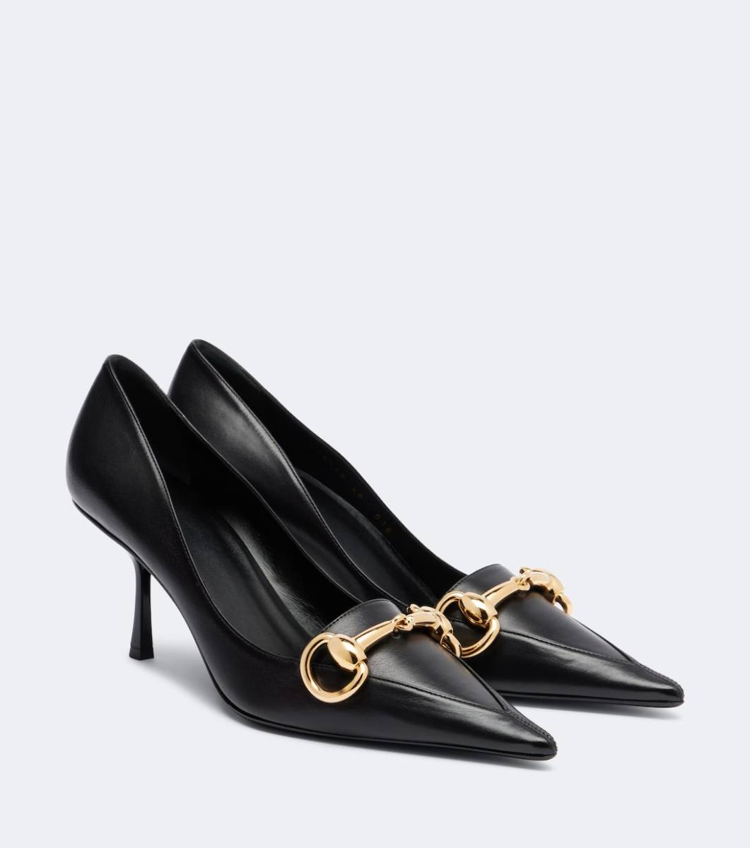 Gucci Boulevard Horsebit leather pumps