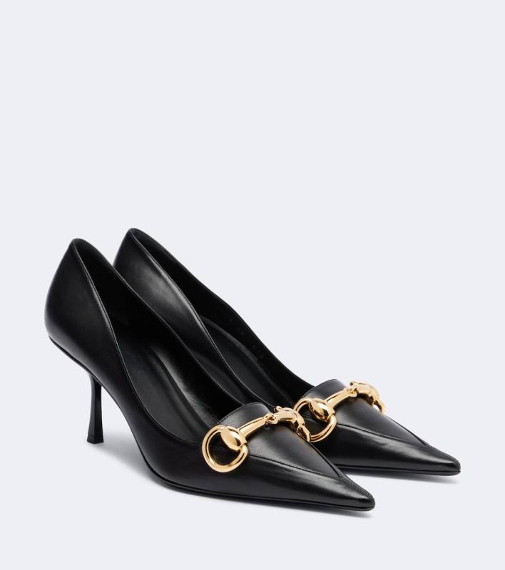 Gucci Boulevard Horsebit leather pumps