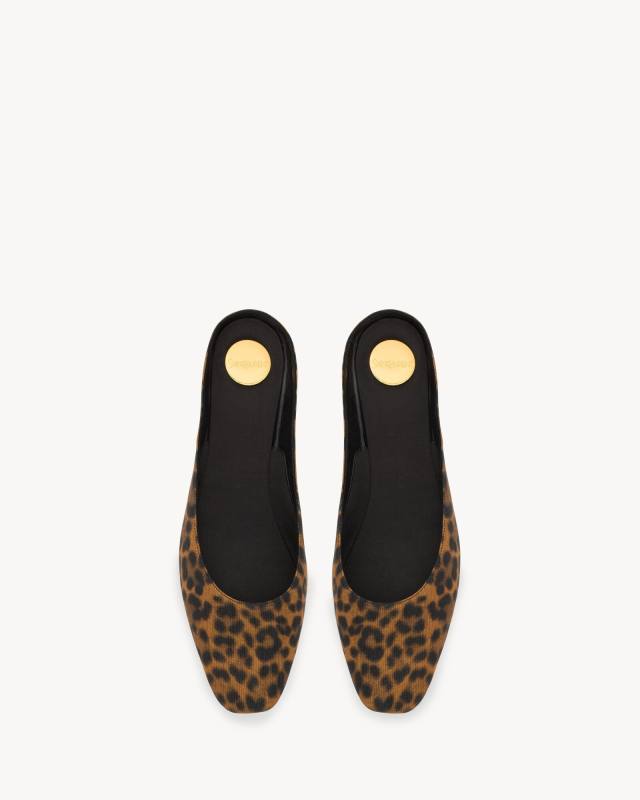 S.R. STUDIO. LA. CA. LIDO slip-ons in leopard grosgrain