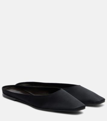 The Row June satin mules