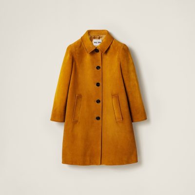 MIU MIU Suede coat