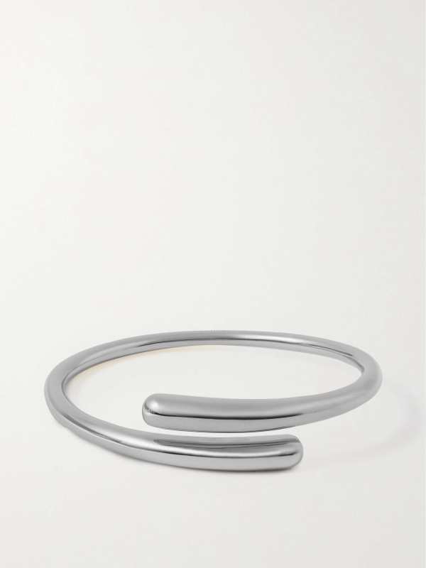 LIE STUDIO The Olga silver-plated bracelet