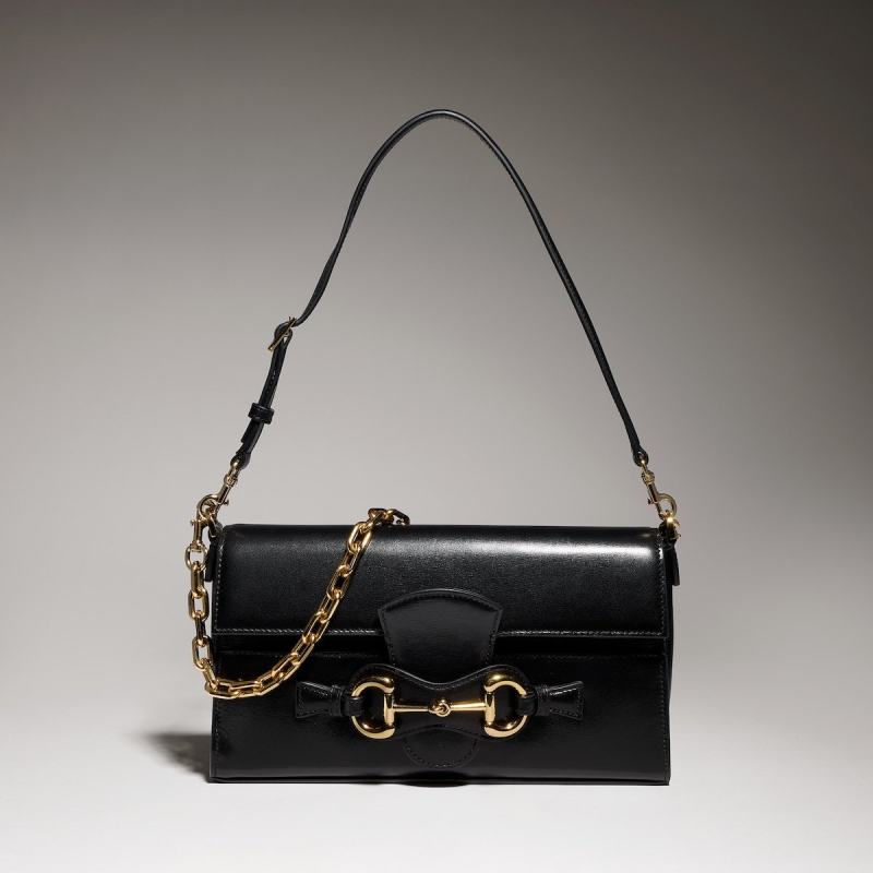Guidi Horsebit Ristretto medium shoulder bag