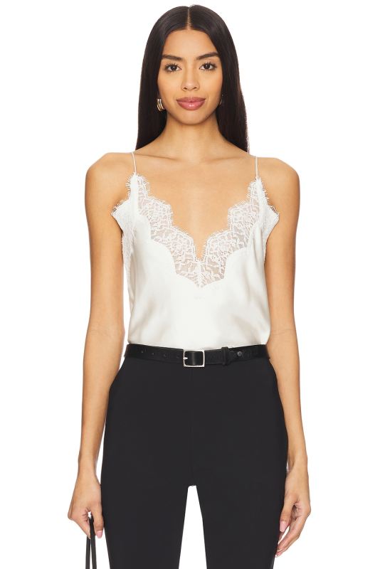 ROHE Silk Lace Camisole Top