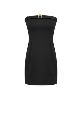 Marine Serre Virgin Wool Twill Mini Dress