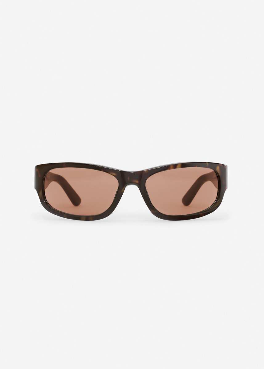 MAGDA BUTRYM Rectangular sunglasses in brown
