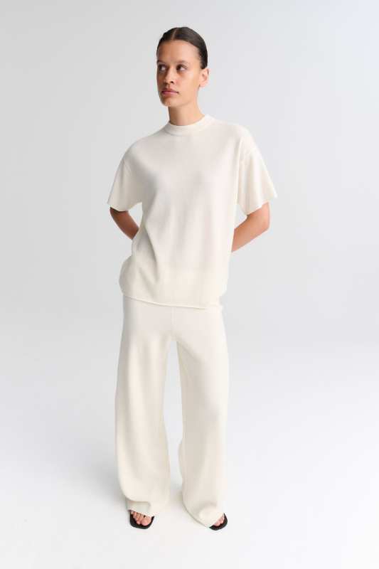 Rhea. TShirt | Wool Cashmere | Off White