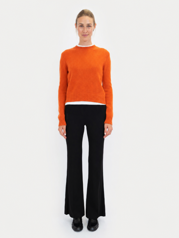 ANNA V BERG TESSA SWEATER CASHMERE IN ORANGE