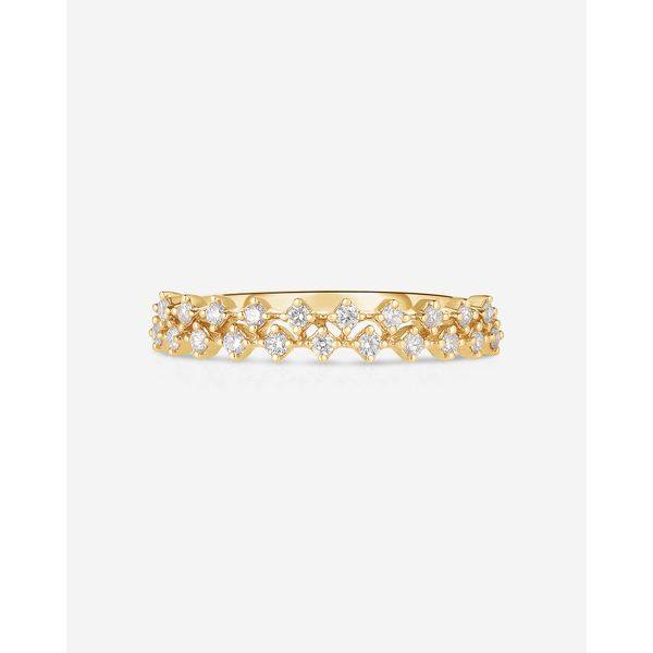 Ring Concierge Diamond Station Double Row Ring