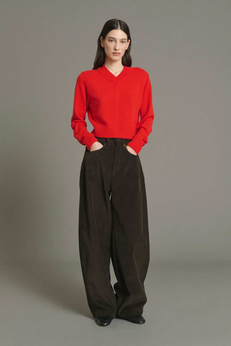 Soeur Short V-collar pullover