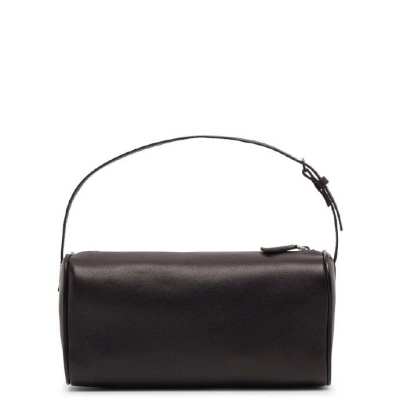 The Row 90'S dark brown leather bag
