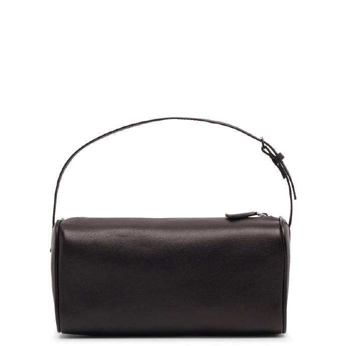 The Row 90'S dark brown leather bag