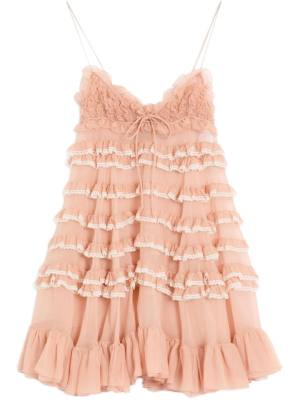 Valentino chiffon mini dress