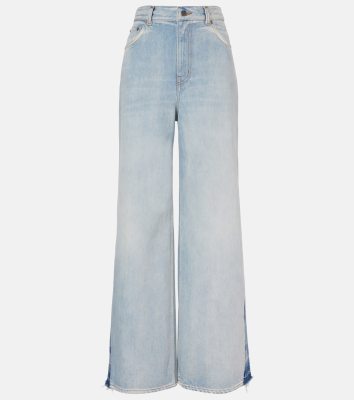 Chloe High-rise wide-leg jeans